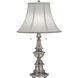 Ellie 29 inch 150 watt Antique Nickel Table Lamp Portable Light